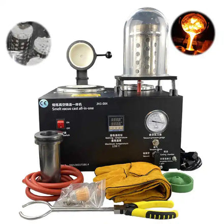 Boasta 2L Lost Wax Cast Jewelry Tools Casting Equipment Gold Smelt Vacuo Metal Melting Furnace Jewellery Vacuum Casting Machine