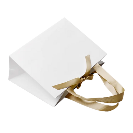 China Wholesale Handmade Art Paper Customizable Color & Size Shopping Gift Bags with Hand Length Handle and Hot Stamping