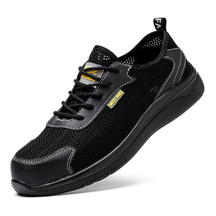 AMAWEI Safety Shoes Indestructible Steel Toe Shoes Work Safety Sneakers J045