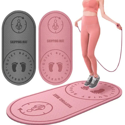 High-Density TPE Workout Shock Absorption Mat for Indoor Outdoor Exercise Fitness Home Gym Flooring for Concrete Jumping Jump