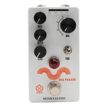 MOSKYAUDIO Electric Guitar Effects Pedal OTA PHASER RATEDEPTHLEVEL 4-MODE SELECTION KNOB Guitar Parts & Accessories
