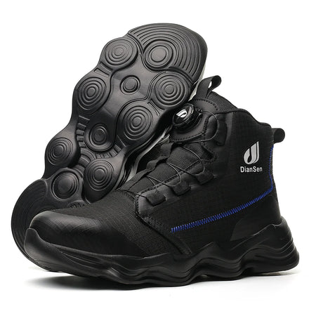 Diansen D830 High Cut Safety Shoes Steel Toe Mesh Upper for Midsole Summer Spring Autumn Work Boots