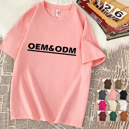 Luxury Quality Cotton Men's T-Shirt New Design Little Drop Shoulder Blank Oversized Solid Pattern Knitted Fabric