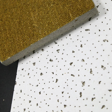 Acoustic Mineral Wool 2x2 595x595x12mm Ceiling Board RH70 Pinhole Modern Design Style Fireproof Square Tile for Hotel