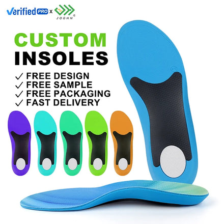 JOGHN Pu Massage Breathable Shoes With Arch Support Insole Sports & Comfort Insoles Orthotics Insole Manufacturer