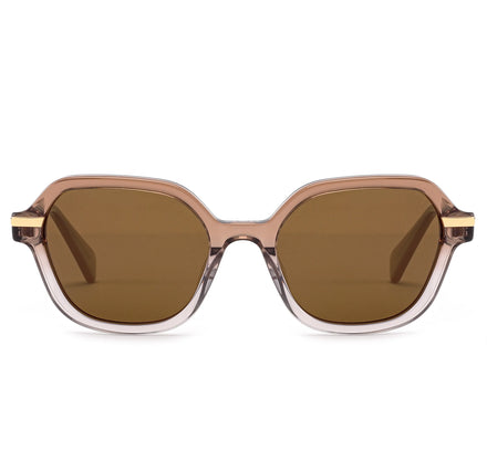 2024 Personalized Oval Polarized TAC Acetate Sunglasses Hot Selling Custom Branded New Trendy Bright Colors Transparent