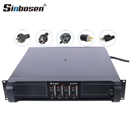 Class Td 4 Channel Sound Power Amplifier 2500w 10Q Professional Audio for 15 Inch Line Array