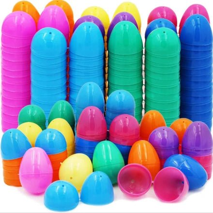 Wholesale Easter Bright Clear Egg Plastic Empty Toys Openable Refillable Cup Bunny Easter Egg Party Festival Decorations Gifts