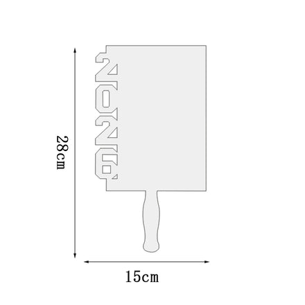 11 X 5.9Inches Custom Wooden Fan Paddle Sublimation Blank MDF 2026 / GRAD Fans