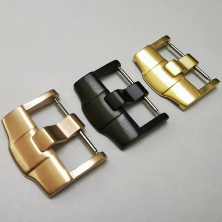 Jettda Custom logo Polished Stainless Steel Pin Buckle for AP Steel Bracelet Bracelets 16mm/18mm