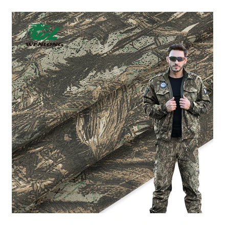 80% Polyester 20% Cotton Twill Woven Waterproof Tear-Resistant Camouflage Fabric for Boys Uniform Coat Costumes
