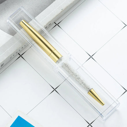 RTS 1pc Plastic Pen Box Case Holder Gift Plastic Transparent Case Packaging Stationery School Office Pen Holder Gift
