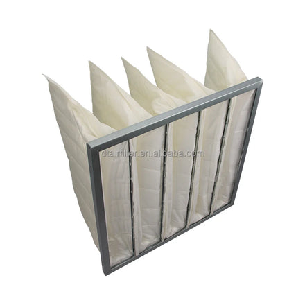 Construction HVAC Filtration System Pocket air Filter with Customized Color air Conditioning Bag Filter