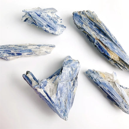 Wholesale Natural Crystal Healing Stone Rough Blue Kyanite Specimen for Decoration