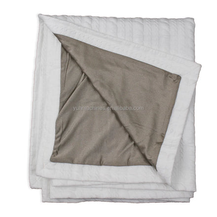 Emf Radiation Protection Blanket Knitted Earthing/Grounding Protective Belly Pregnancy Blanket Bedding Home Use Brushed Pattern