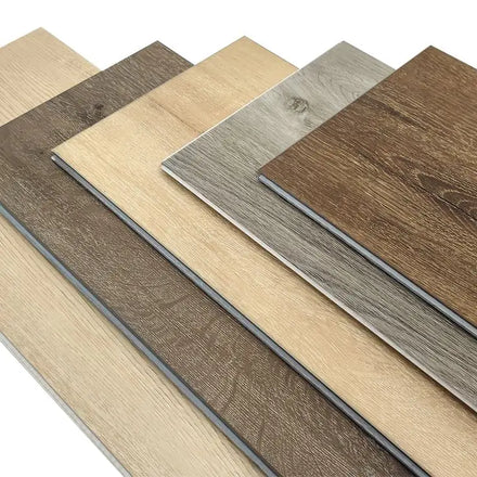 Wholesale 8mm SPC Flooring Tiles Wear Resistant Click Vinyl PVC Plastic Marble Design Graphic Solution Capability
