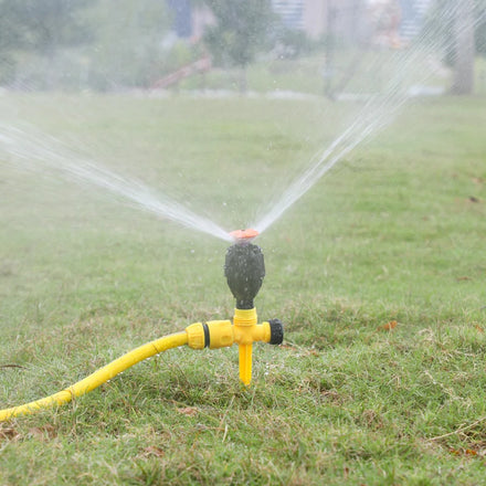 New Product Hot Selling Outdoor Irrigation Timer Automatic Watering 360 Gear Drive ABS Sprinkler for Garden