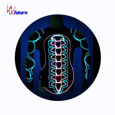 New Product Luminous DJ Clothes LED Suit Light Costumes Night Club Performance Fashion Glowing Dress for Ballroom Performance