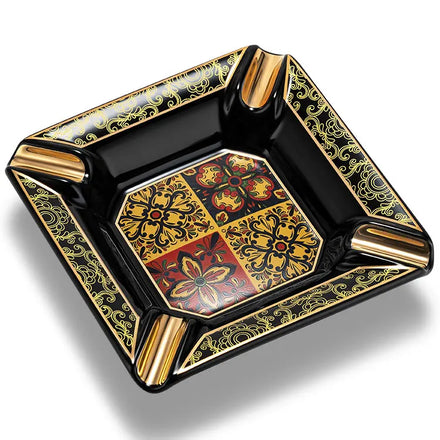 Personalized Cigar Ashtrays Portable Smoking Accessories Ceramic Cigar Ashtray Custom Cigar Ashtray