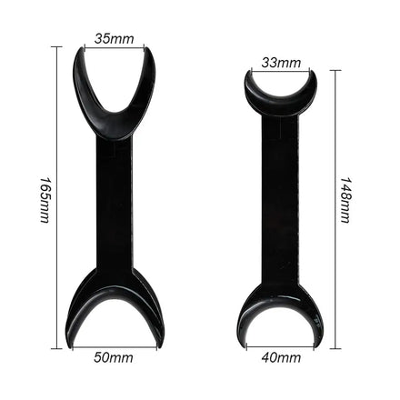 Blueclear Food Grade Plastic Intraoral Cheek Lip Retractor Double Head Mouth Opener Teeth Whitening Dental Orthodontic Surgical