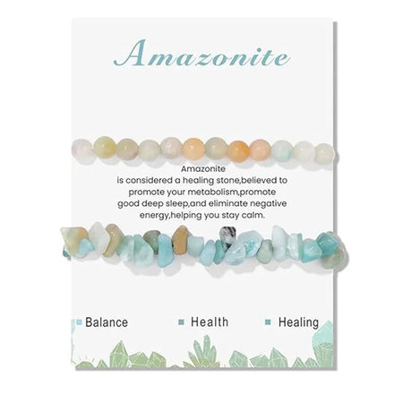 High Quality Fashion Agate Elastic Beaded Bracelets Set Wholesale Charm Natural Stone Bracelet for Girls