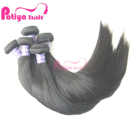 Ready to Ship Wholesale Remy Human Hair Weave Machine Double Weft Unprocessed Bone Straight 12a Grade Raw Malaysian Virgin Hair