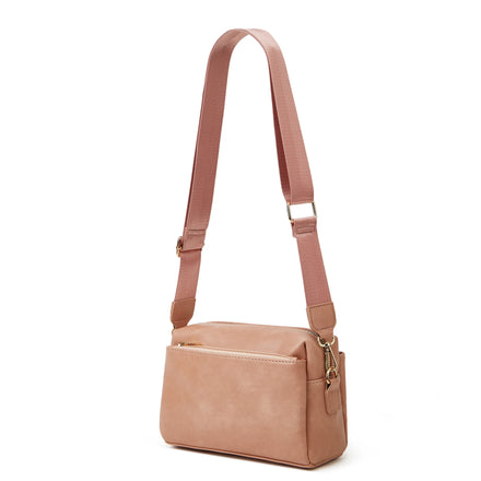 Wholesale New Material Square Vegan Leather Bag Small Bag Camera Bag Square Handbag 2024 With Adjustable Straps