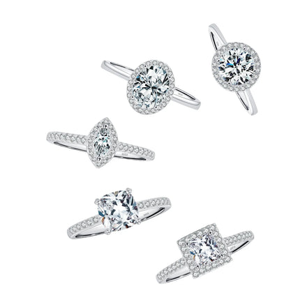 Daidan Bling Halo Marquise Silver Jewelry Oval Iced Out Zircon Engagement Wedding Rings