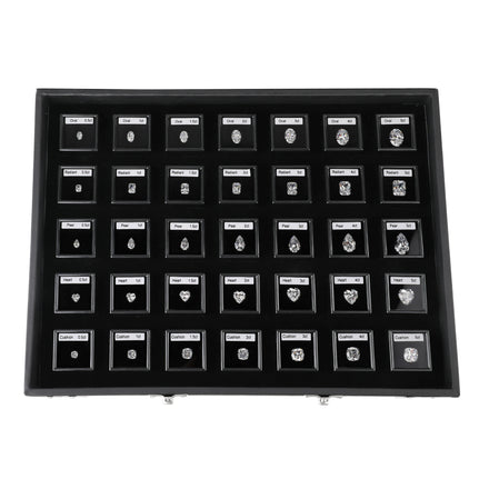 Most Popular GemTrue Brand Ultimate Diamond Shape and Size Guide 70 Stones 10 Shapes in Lockable Carry Case