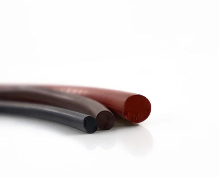 Black Rubber Seal Strip EPDM NBR Silicone FKM Round Cord 30 to 90 Shore Hardness for Effective Sealing