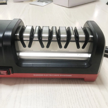 Hot Recommend 110-230v Knife Sharpening Machine 4 Stage Professional Kitchen Use Electric Knife Sharpener
