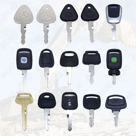 Wholesale Excavator Ignition Switch Key Ignition Key for Sany Yanmar Xcmg Daewoo