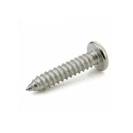 304 Stainless Steel M3-M8 Metric/Inch Round Pan Head Self Tapping Screws for Plastic ISO9001 Certified