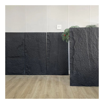 Modern 3D PU Culture Stone Wall Panel Indoor and Outdoor Child-Friendly Waterproof Decoration