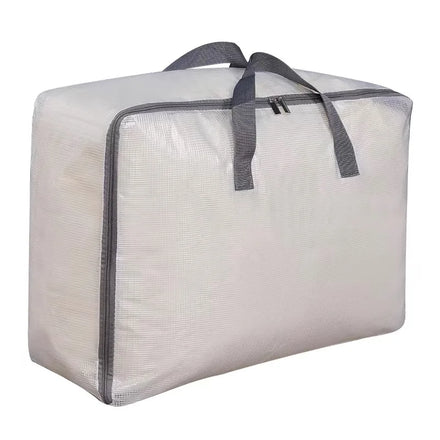 70L Extra Large Capacity Clear Storage Bags with Zipper Closet Underbed Storage Organizer for Clothes Comforter Pillow & Blanket