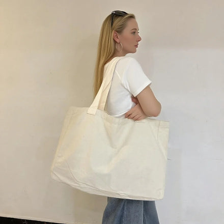 Recycled Custom Printed logo Canvas Tote Bag Eco Custom Birthday Gifts Canvas Bags Eco Heavy Duty Canvas Tote Shopping Bags