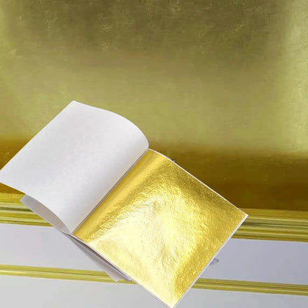 9*9cm Antique Gold Casting Metal Plaque Sheets with Offset Printing for DIY Furniture Decoration