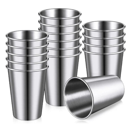 12oz 16oz 350ml 500ml Dishwasher Safe Camping Stainless Steel 304 Tea Beer Coffee Mugs Pint Cups