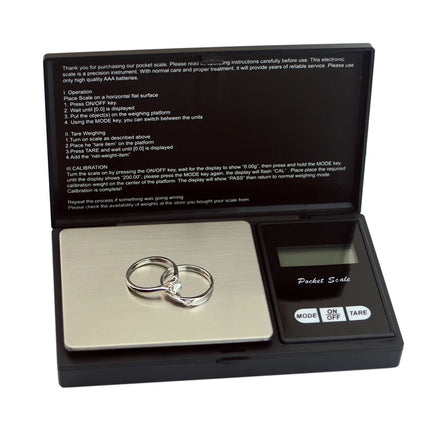 Wholesale Portable Digital Pocket Scales for Gold Jewelry Mini 500g/0.01g Mini Pocket Jewelry Scales