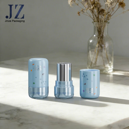 Jinze Ready to Ship Round Shape Colorful Plastic Foundation Tube Packaging Custom Design
