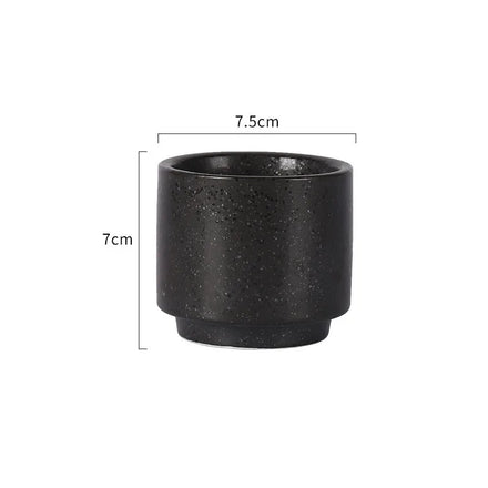 Wholesale Japanese Style Drinkware 200ml Coffee Cup Ceramic Coffee Tea Mugs for Home and Restaurant Using