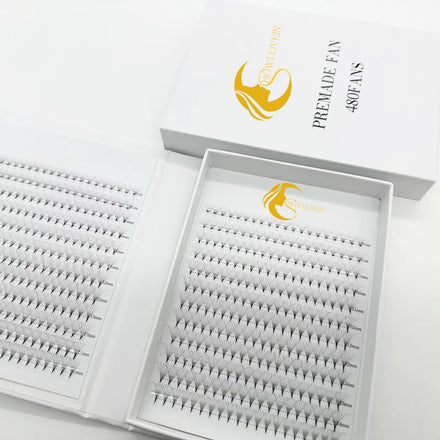 Handmade 0.05 0.07mm Pre Made Fan Lashes 4D 5D 6D 8D 10D Premade Volume Fans Lash Extension