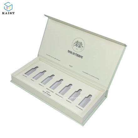Custom Recyclable Cardboard Magnetic Paper Packaging Perfume Oil Set Box