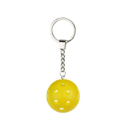 Wholesale Mini Pickleball Metal Keyring Pickleball Keychain for Luggage