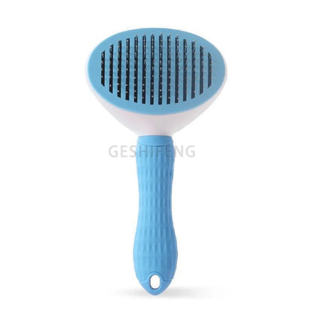 2024 China's Modern Dog and cat Hair One-button Hair Removal Comb Pet Massage Hair Removal Brush Dog