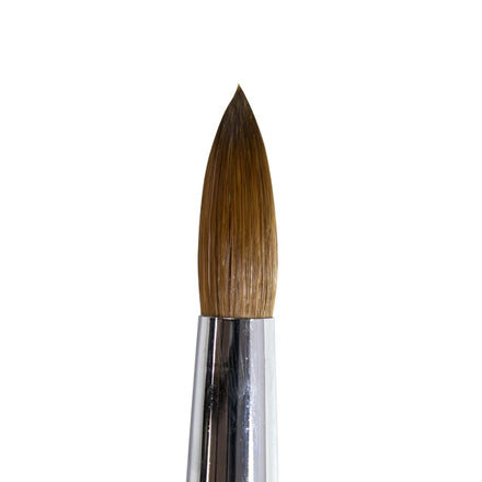 IBelieve 100% Pure Acrylic Kolinsky Nail Brush Private Label Acrylic Nail Brush 100 % Kolinsky Crimped Stock