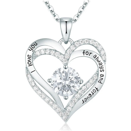 Hot Sale Manufacture Quality New Hot Sell Best Gift for Mom Couple Love Knot Necklace Jewelry Gift