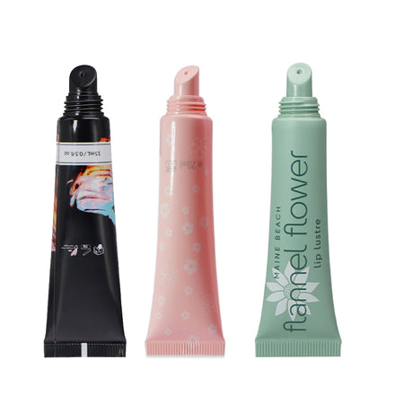 10ml 20ml 15ml Custom Logo Plastic Empty Squeeze Cosmetics Lip Gloss Tubes Eye Cream Tube for Lipgloss Packaging