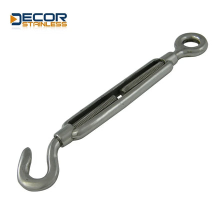First Class Quality Hardware Products Stainless Steel Good Welding Performance Open Body Turnbuckle Hook/Eye