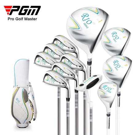 PGM LTG014 RIO 2 Right Handed Beginner Ladies Women Golf Clubs Complete Set with PU Golf Bag